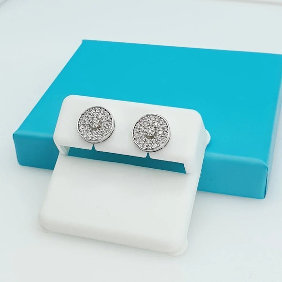 "925 Sterling Silver CZ Beautiful Earrings for Women, 1USPAR4166 - Picture 10 of 11